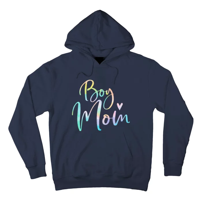 Boy Mom Gifts For Mother Mama Of Boy Tie Dye Hoodie