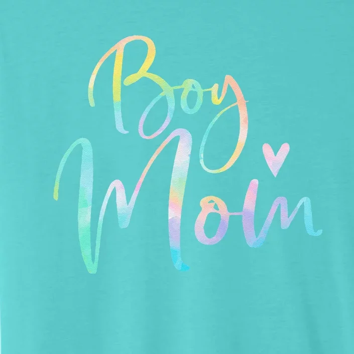 Boy Mom Gifts For Mother Mama Of Boy Tie Dye ChromaSoft Performance T-Shirt