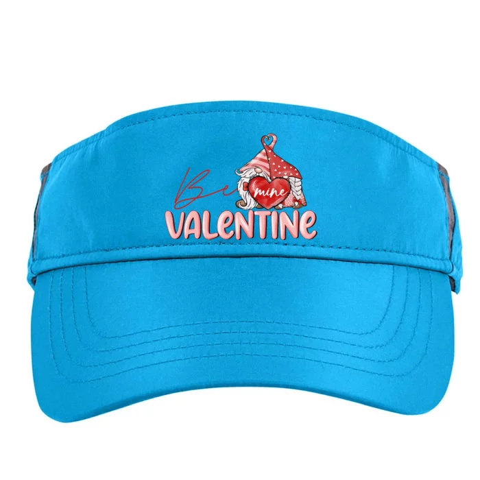 Be Mine Gnomes Happy Valentines Day Gnomes Couple Matching Adult Drive Performance Visor