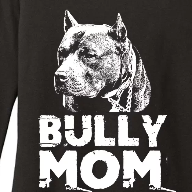 Bully Mom Great Gift American Pitbull Lover Gift Great Gift Womens CVC Long Sleeve Shirt