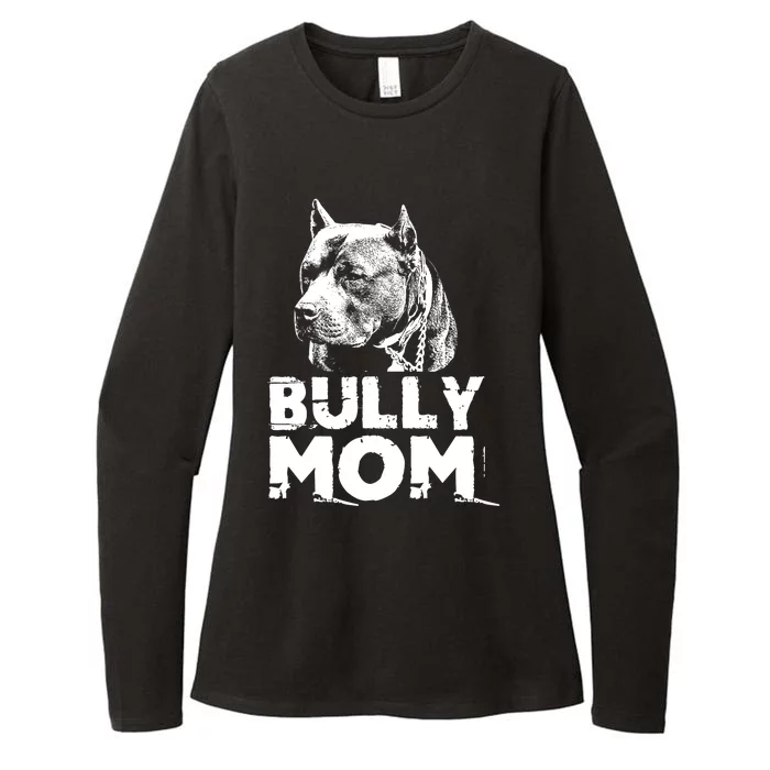 Bully Mom Great Gift American Pitbull Lover Gift Great Gift Womens CVC Long Sleeve Shirt