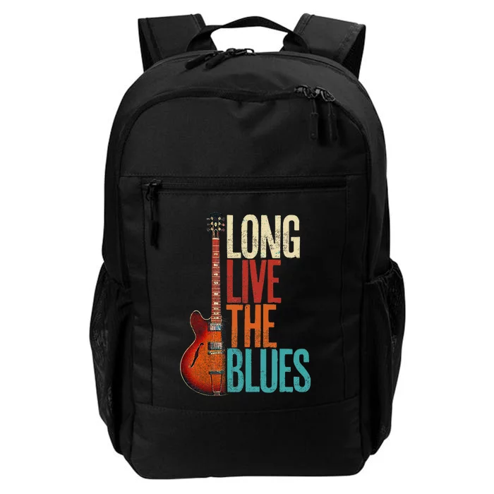 Blues Music Guitar Funny For Guitarist Guitar Player Vintage Daily Commute Backpack