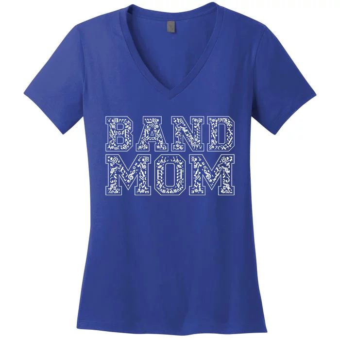 Band Mom Gift Women's V-Neck T-Shirt