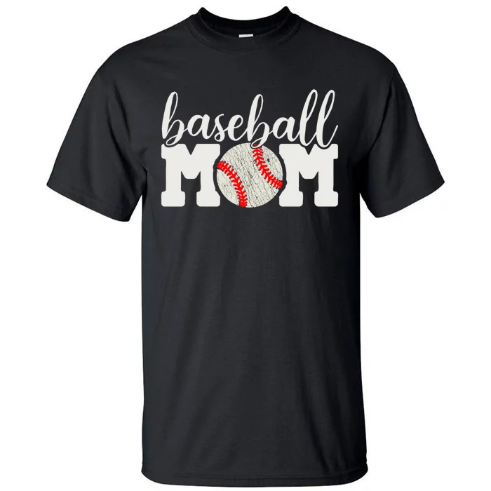 Baseball Mom Gift - Cheering Mother of Boy Outfit Tall T-Shirt