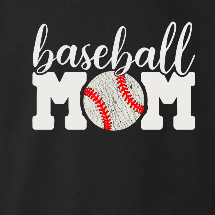 Baseball Mom Gift - Cheering Mother of Boy Outfit Toddler Hoodie