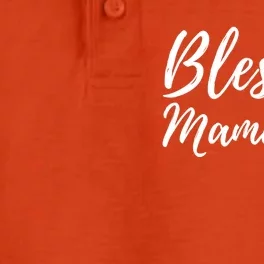 Blessed Mamaw Great Gift Christmas Family Matching Thanksgiving Gift Dry Zone Grid Performance Polo