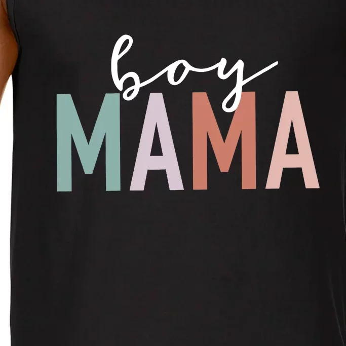 Boy Mama Gifts For Mother Mom Of Leopard Print Comfort Colors® Tank Top