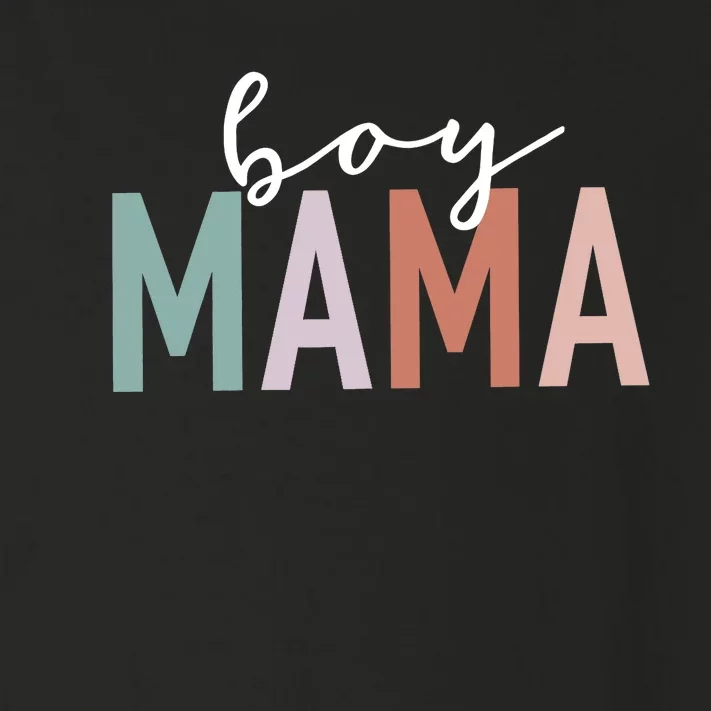 Boy Mama Gifts For Mother Mom Of Leopard Print Toddler Long Sleeve Shirt