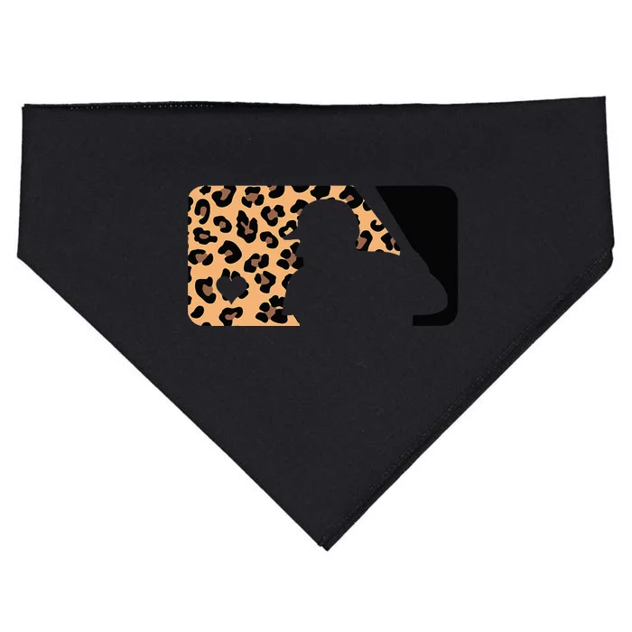 Baseball Mom Grandma Softball Mom Mother's Day Cheetah USA-Made Doggie Bandana