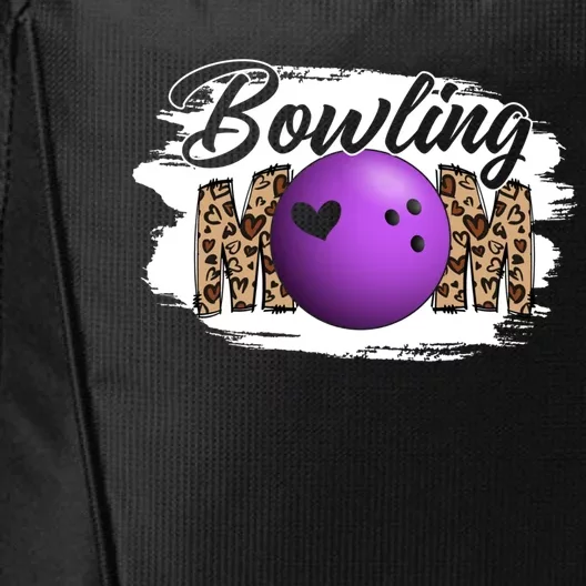 Bowling Mom Game Day Outfit Funny Mother's Day For Mom Gift City Backpack