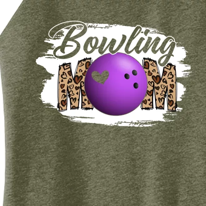 Bowling Mom Game Day Outfit Funny Mother's Day For Mom Gift Women’s Perfect Tri Rocker Tank