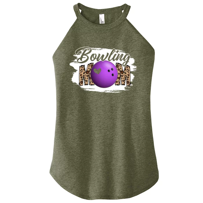 Bowling Mom Game Day Outfit Funny Mother's Day For Mom Gift Women’s Perfect Tri Rocker Tank