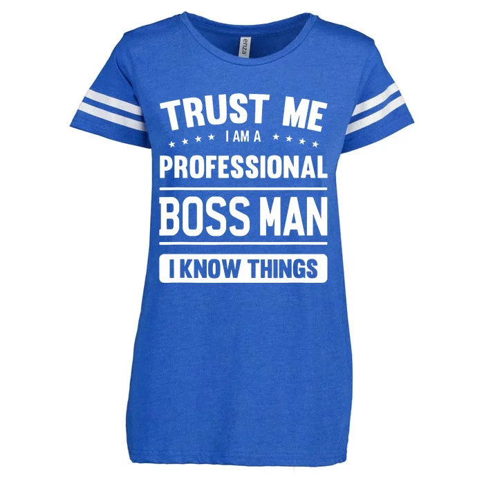 Boss Man Gift Idea Professional Boss Man Enza Ladies Jersey Football T-Shirt