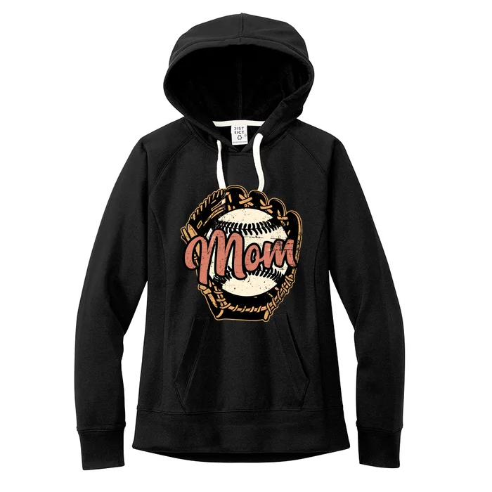 Baseball Mom Gift Baseball Gift Baseball Lover Gift Women's Fleece Hoodie