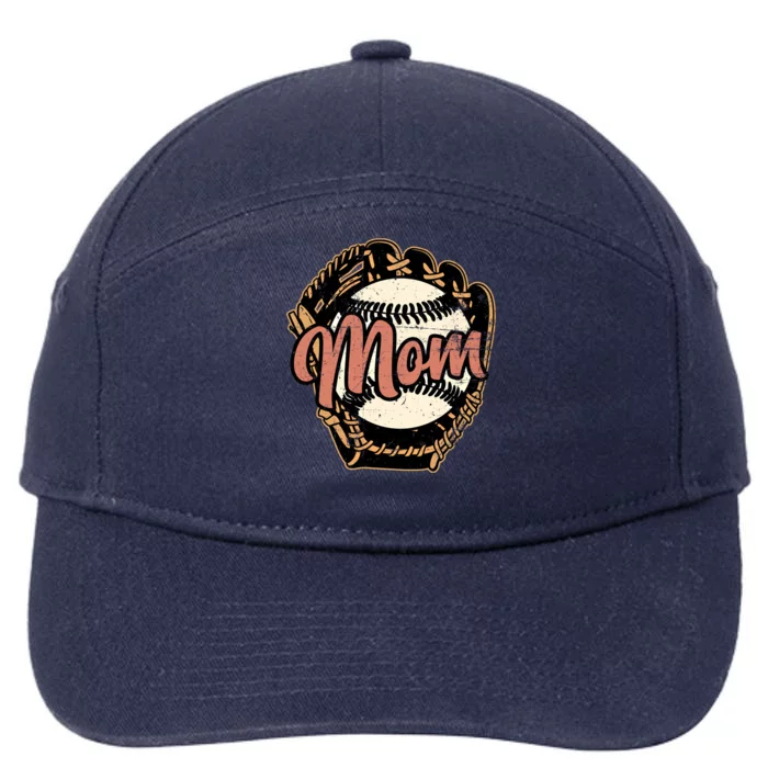 Baseball Mom Gift Baseball Gift Baseball Lover Gift 7-Panel Snapback Hat