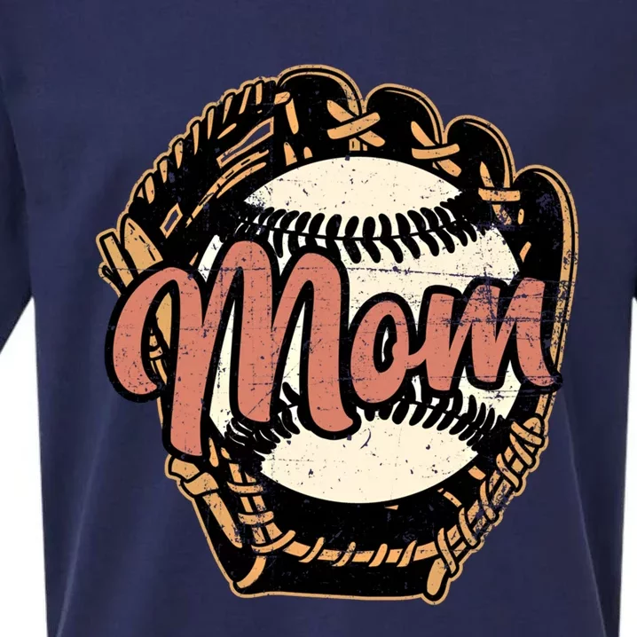 Baseball Mom Gift Baseball Gift Baseball Lover Gift Sueded Cloud Jersey T-Shirt