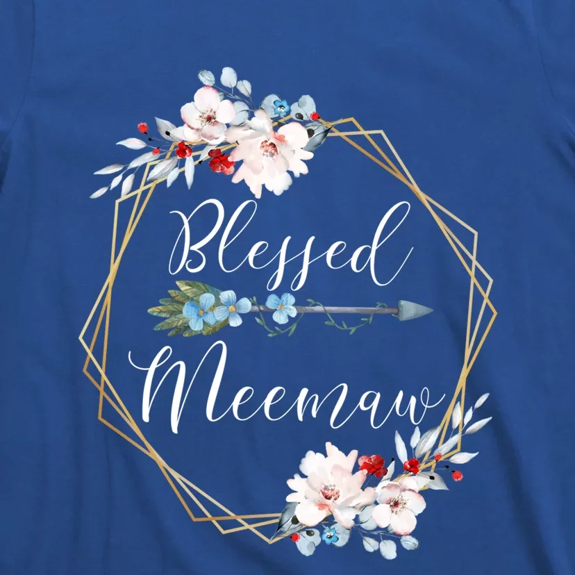 Blessed Meemaw Grandma Gift T-Shirt