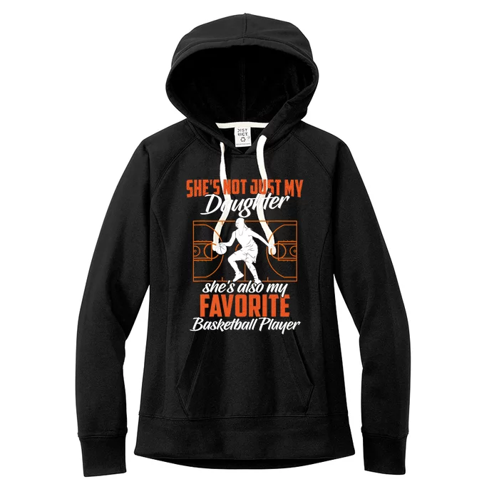 Basketball Mom Girl Basketball Player Basketball Fan Women's Fleece Hoodie