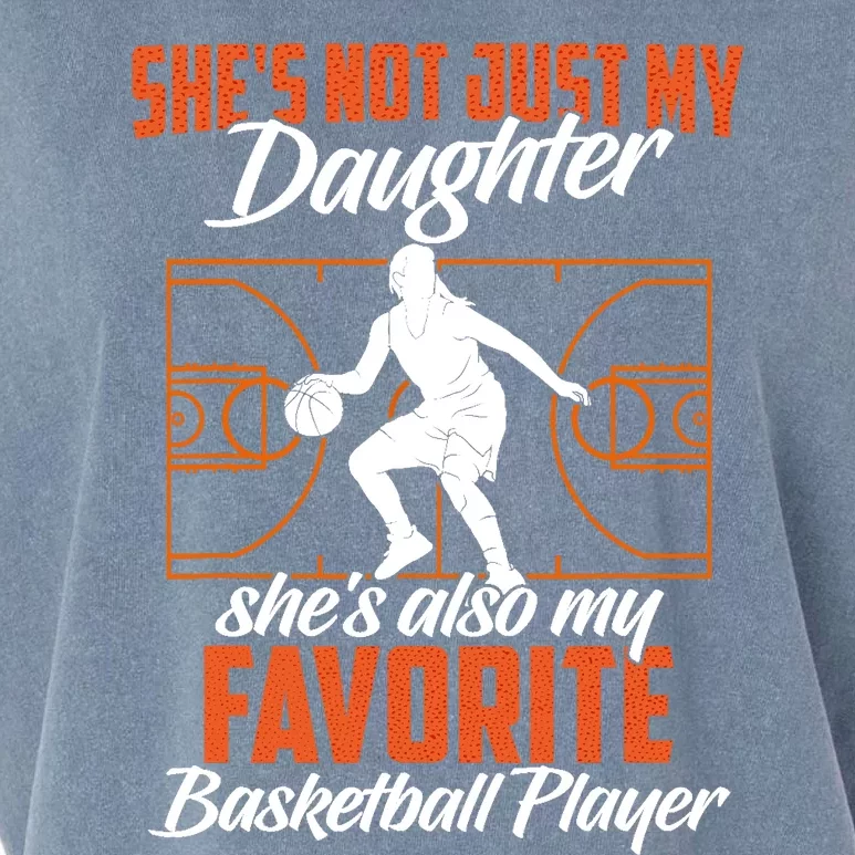 Basketball Mom Girl Basketball Player Basketball Fan Garment-Dyed Women's Muscle Tee