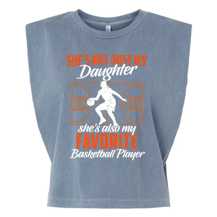 Basketball Mom Girl Basketball Player Basketball Fan Garment-Dyed Women's Muscle Tee