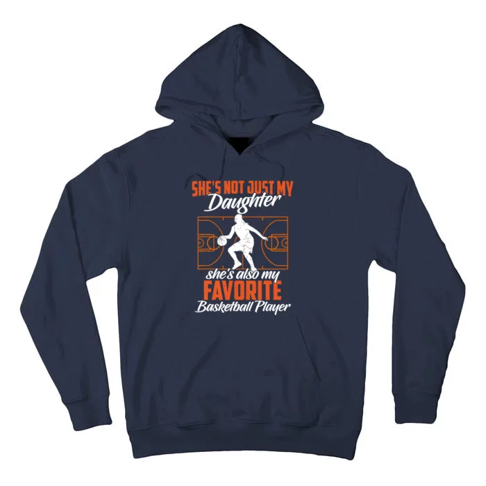 Basketball Mom Girl Basketball Player Basketball Fan Tall Hoodie