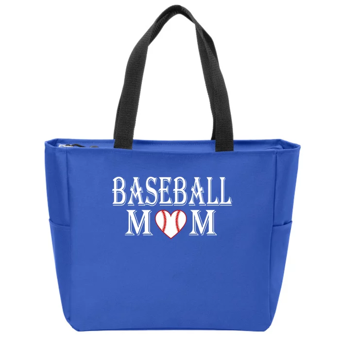 Baseball Mom Graphic Funny Gift Funny Gift For Sport Moms Zip Tote Bag