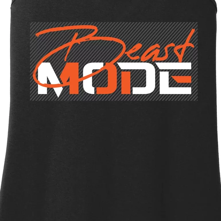 Beast Mode Gym Motivation Graphic Ladies Essential Tank