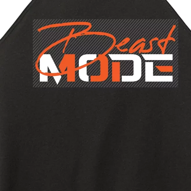 Beast Mode Gym Motivation Graphic Women’s Perfect Tri Rocker Tank