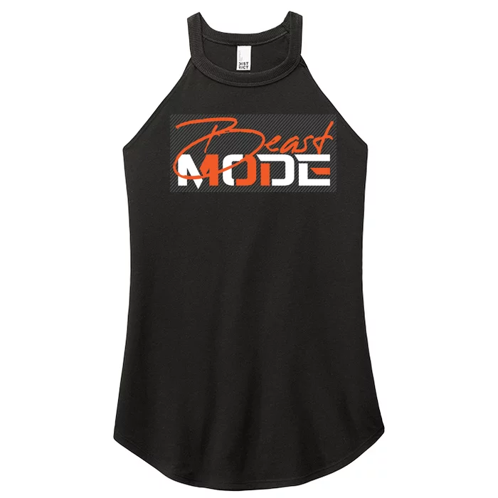 Beast Mode Gym Motivation Graphic Women’s Perfect Tri Rocker Tank