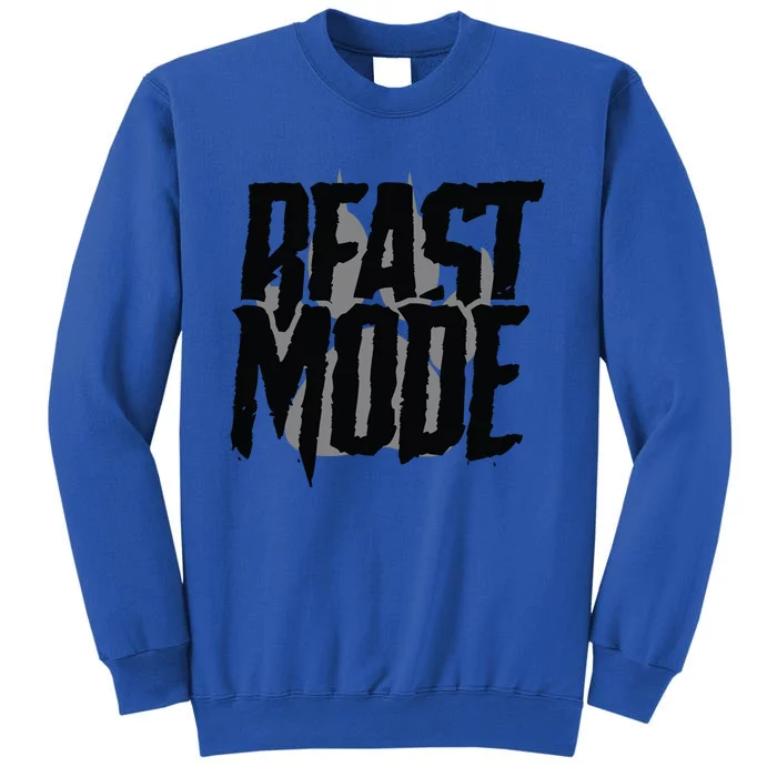 Beast Mode Gym Motivation Tall Sweatshirt