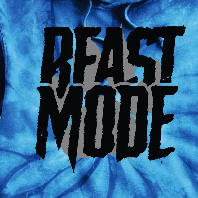 Beast Mode Gym Motivation Tie Dye Hoodie