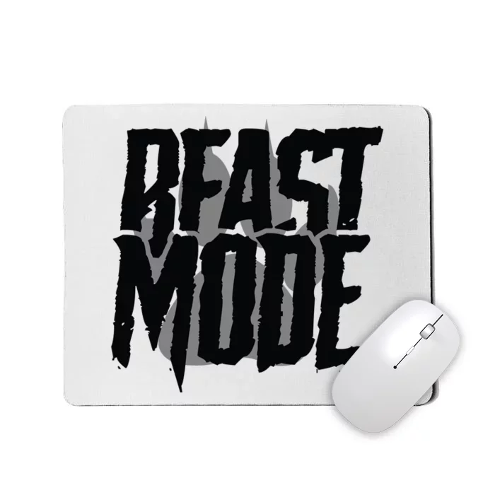 Beast Mode Gym Motivation Mousepad