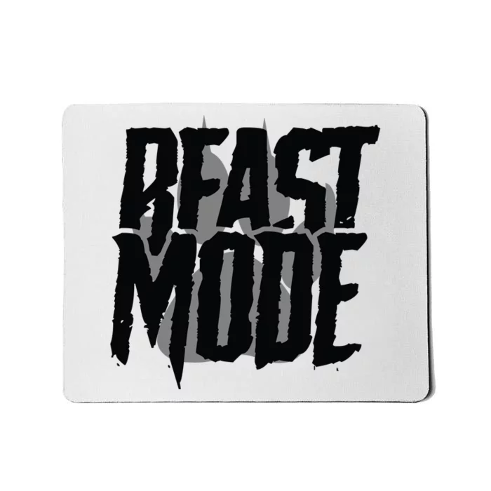 Beast Mode Gym Motivation Mousepad