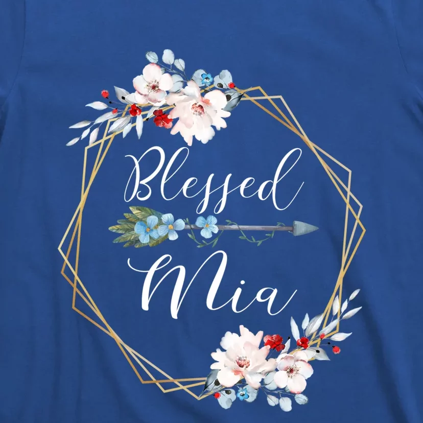 Blessed Mia Grandma Gift T-Shirt