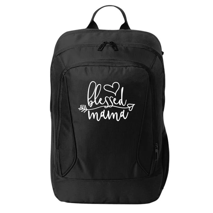 Blessed Mama Gift Idea For Mom Dad Boss Gift City Backpack