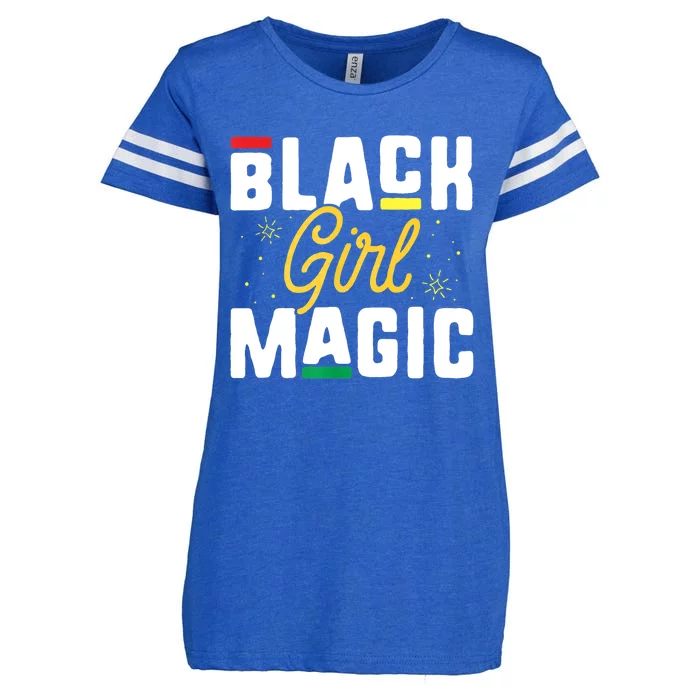 Black Magic Gift Pride History Month Great Gift Enza Ladies Jersey Football T-Shirt