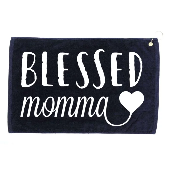 Blessed Momma Gift Badass Mama Wife Mom Boss Blessed Mommy Gift Grommeted Golf Towel