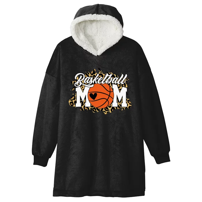 Basketball Mom Game Day Outfit Mothers Day Gift Hooded Wearable Blanket