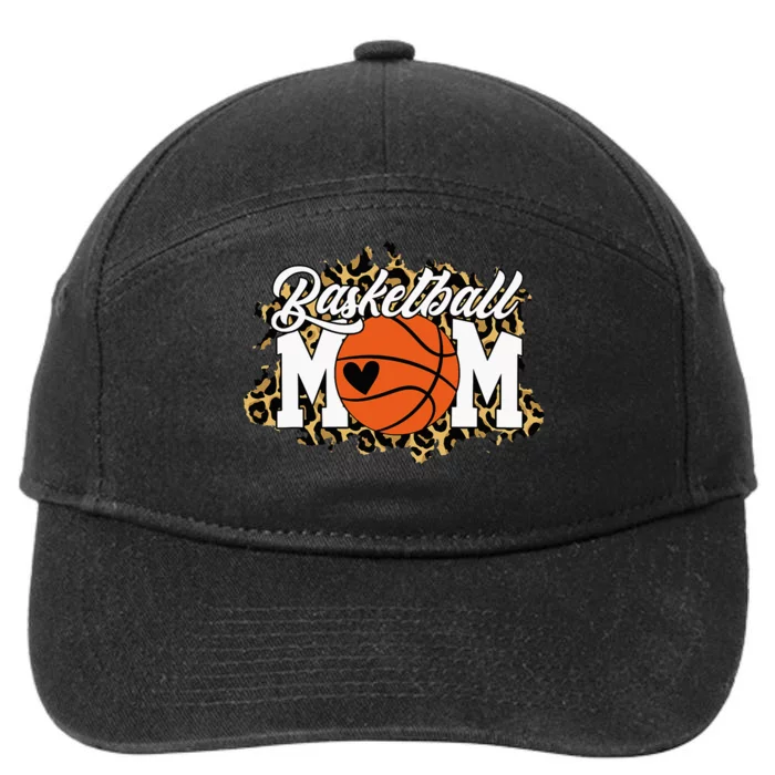 Basketball Mom Game Day Outfit Mothers Day Gift 7-Panel Snapback Hat