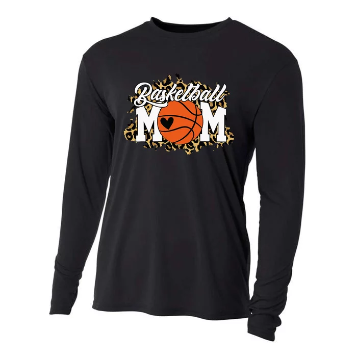 Basketball Mom Game Day Outfit Mothers Day Gift Cooling Performance Long Sleeve Crew