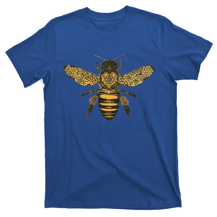 Beekeeper Meaningful Gift Honeycomb Honey Bee Compass Beekeeping Great Gift T-Shirt