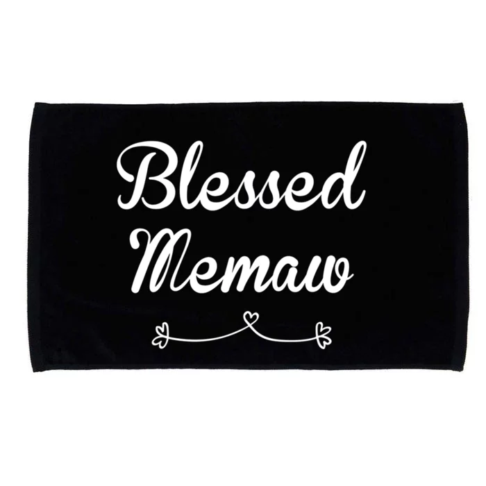 Blessed Memaw Gift Microfiber Hand Towel