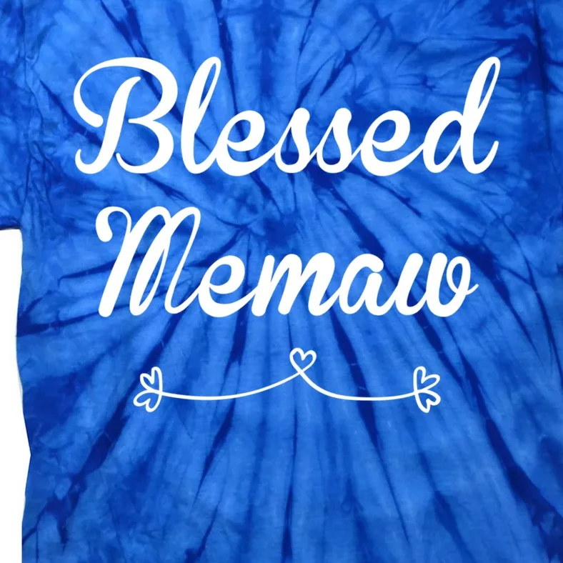 Blessed Memaw Gift Tie-Dye T-Shirt