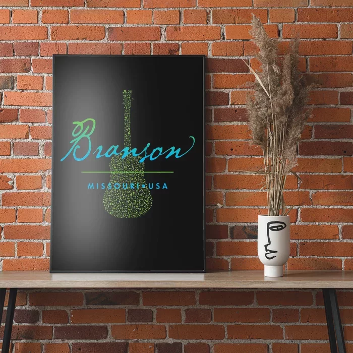 Branson Missouri Guitar Design Poster