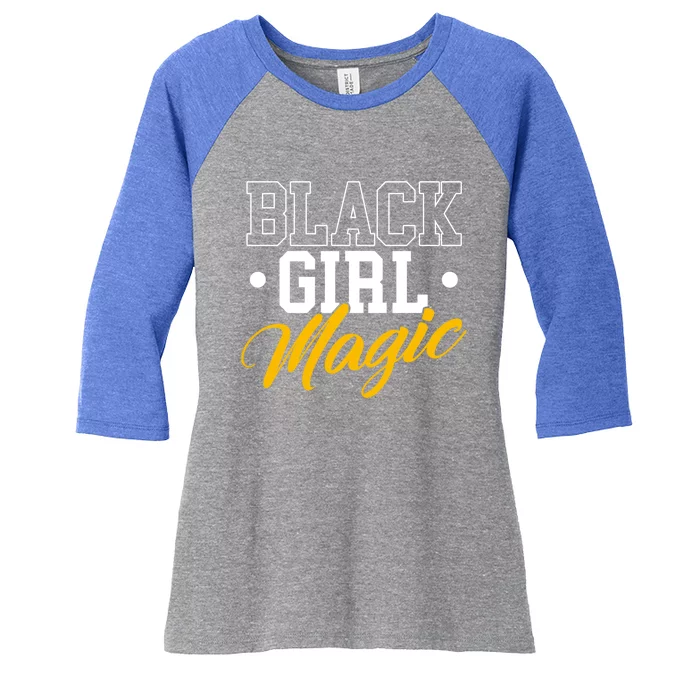 Black Magic Gift Black History Month Gift Gift Women's Tri-Blend 3/4-Sleeve Raglan Shirt