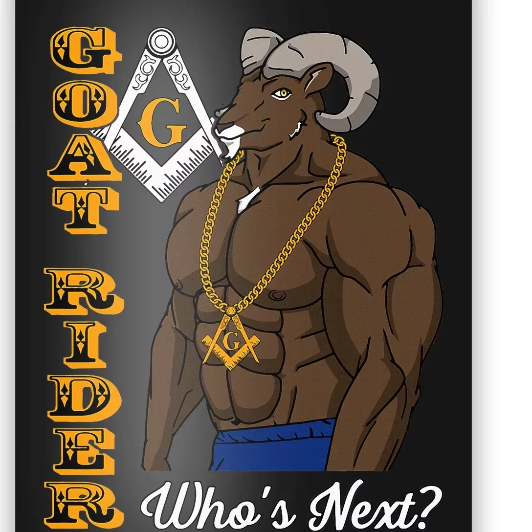 Brothers Masons Goat Rider WhoS Next Masonic Poster