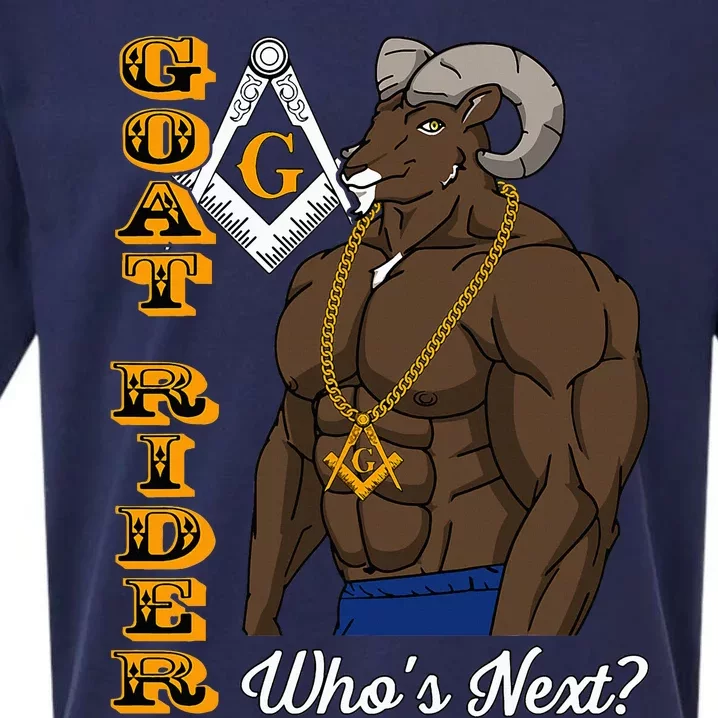 Brothers Masons Goat Rider WhoS Next Masonic Sueded Cloud Jersey T-Shirt