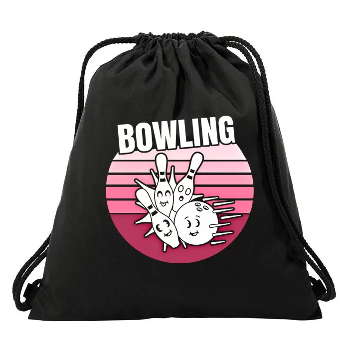 Bowling Meaningful Gift Drawstring Bag