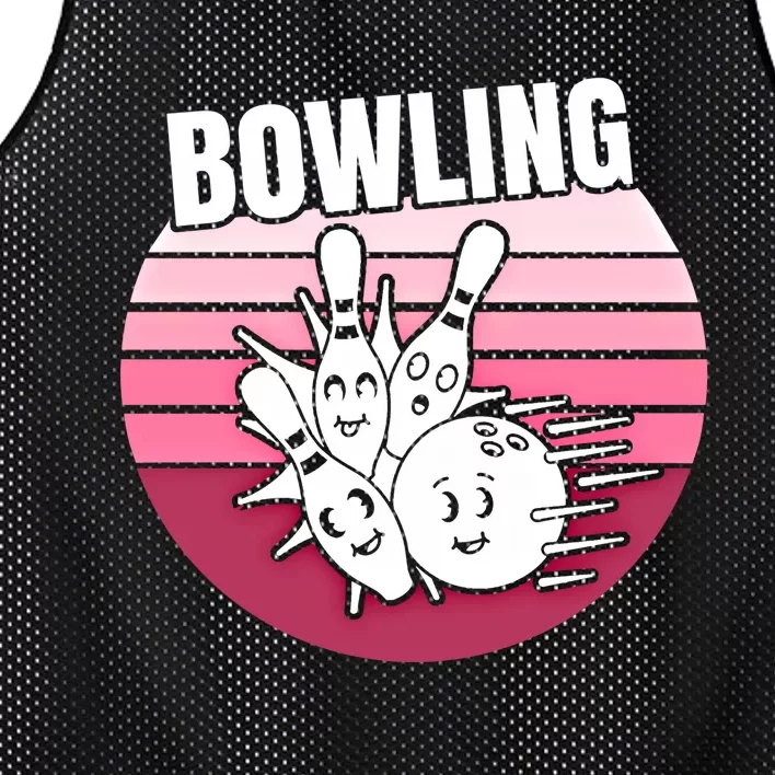 Bowling Meaningful Gift Mesh Reversible Basketball Jersey Tank