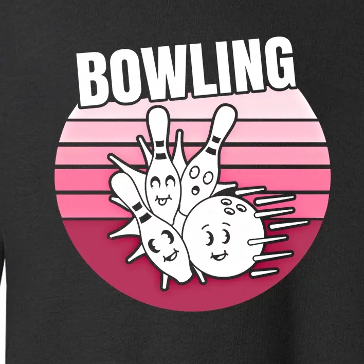 Bowling Meaningful Gift Toddler Sweatshirt